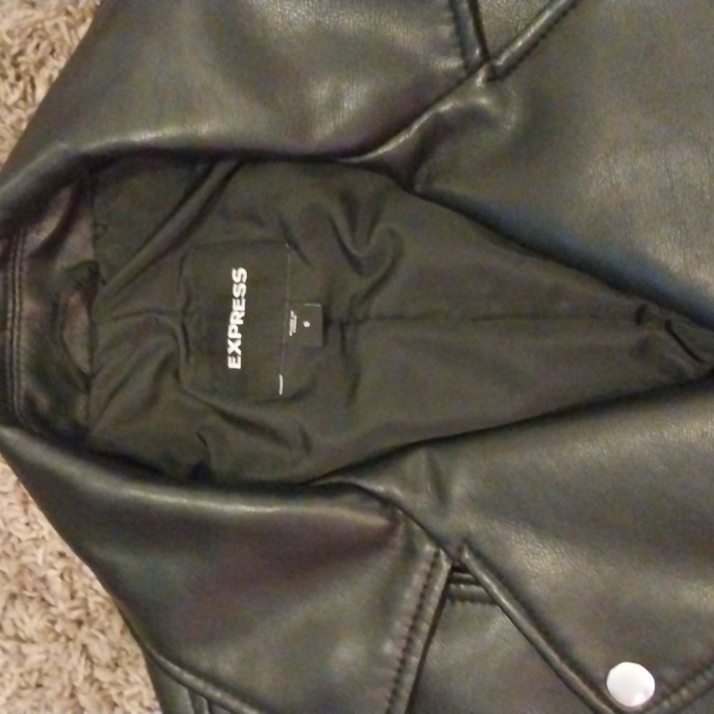 Express small leather jacket - Picture 2 of 2